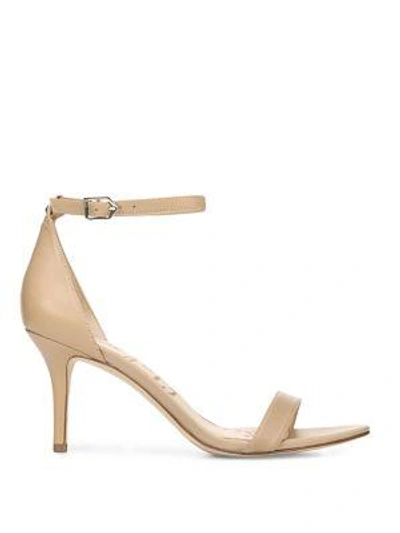 Shop Sam Edelman Patti Leather Sandals In Classic Nude