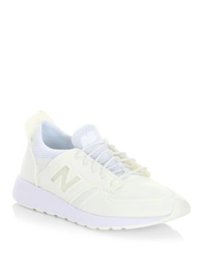 New Balance Wrl 420 Mesh Lace-up Sneakers In White