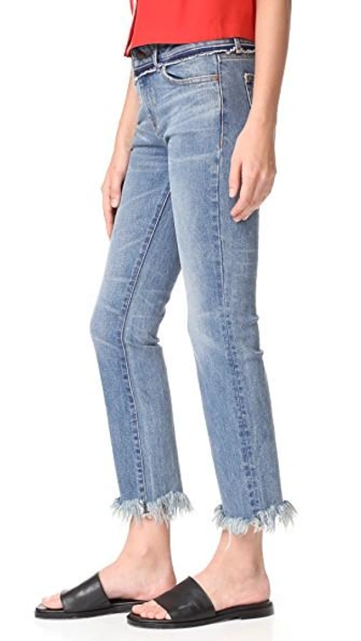 Shop Dl1961 1961 Mara Instasculpt Straight Ankle Jeans In Gravity