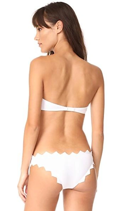 Shop Marysia Honolulu Bikini Top In Bright White