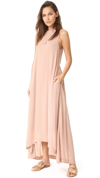 Knot Sisters Park Ave Dress In Blush