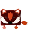 CHARLOTTE OLYMPIA badger pouch,FOXPOUCHP173175VEC012130742