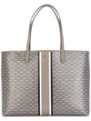 Tory Burch Gemini Link Tote In Grey