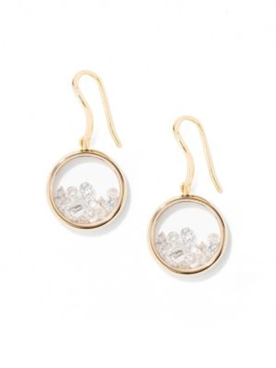 Aurelie Bidermann Diamond & 18k Yellow Gold Chivor Earrings