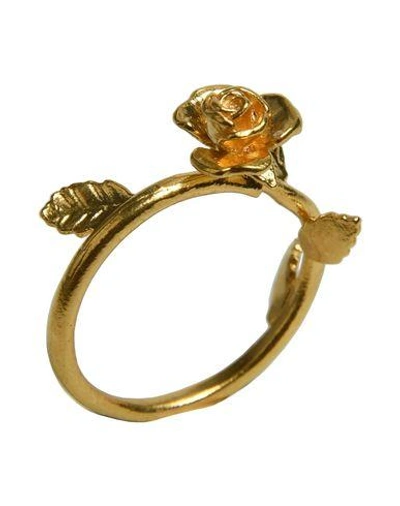 Shop Alex Monroe Ring In Gold