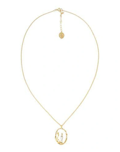 Shop Alex Monroe Necklace In Gold