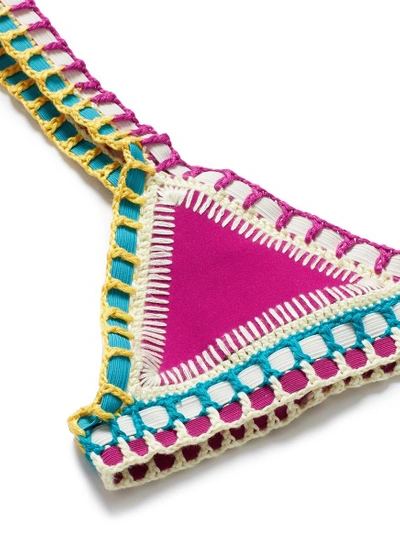 Shop Kiini 'coco' Crochet Trim Triangle Bikini Top