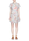 ZIMMERMANN 'Mercer Flutter' cutout back floral print dress