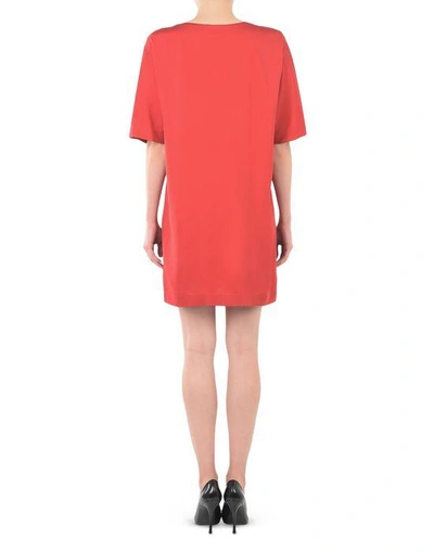 Shop Moschino Minidresses In Red