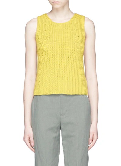 Shop Vince Chunky Rib Knit Tank Top