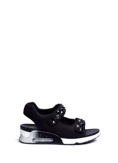 Ash 'lullaby Ter' Embellished Neoprene Sneaker Platform Sandals