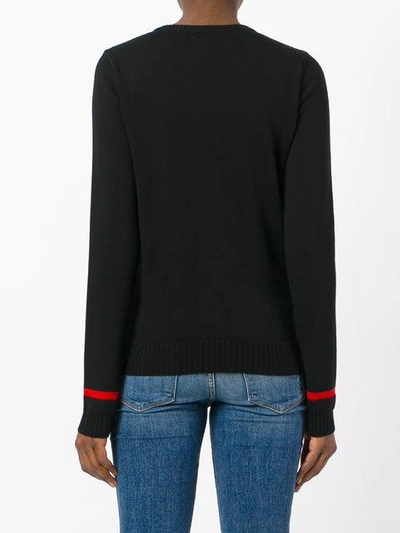 Shop Saint Laurent Knitted Top - Black