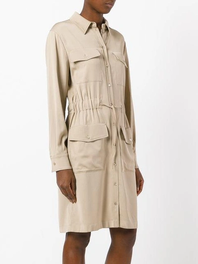Boutique Moschino Button Up Shirt Dress | ModeSens
