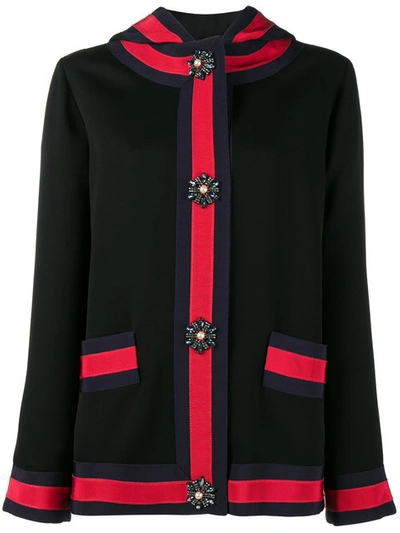 Gucci Blind For Love Tweed Jacket, Black