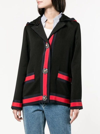 Shop Gucci Detachable Loved Hood Jacket