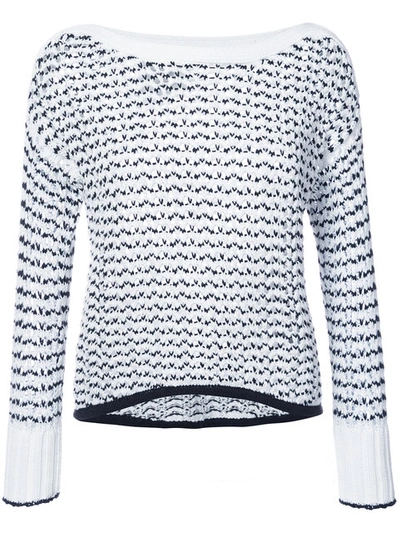 Rag & Bone Daniela Chunky-knit Cotton-blend Sweater In White