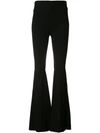 Givenchy Fitted Flared Trousers In Black