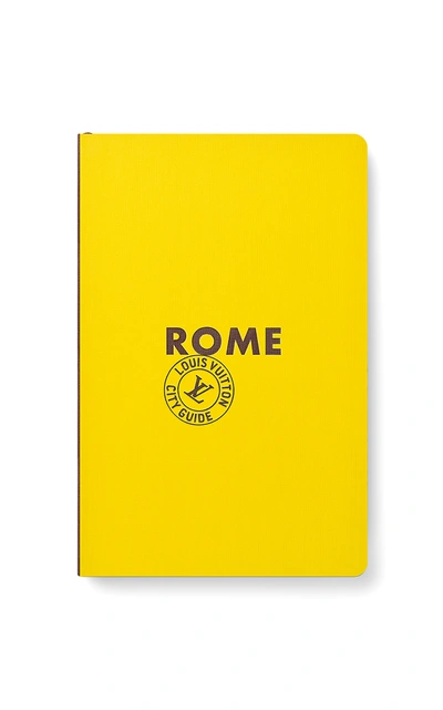 Louis Vuitton Rome City Guide Book In Yellow