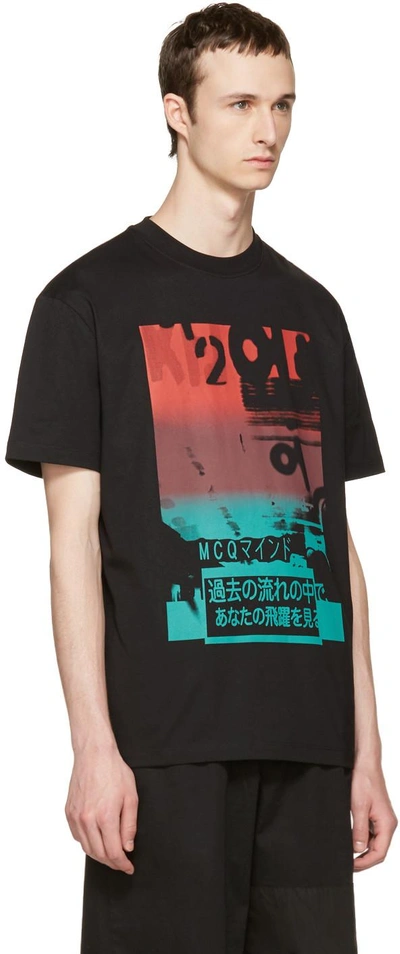 Shop Mcq By Alexander Mcqueen Mcq Alexander Mcqueen Black Katsumi T-shirt In 1000 - Darkest Black