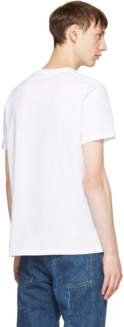 Shop Alexander Mcqueen White Thistle T-shirt