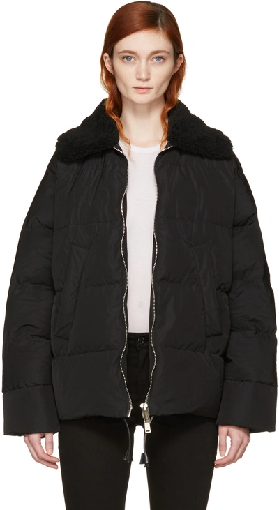 Dsquared2 Black Quilted Puffer Jacket