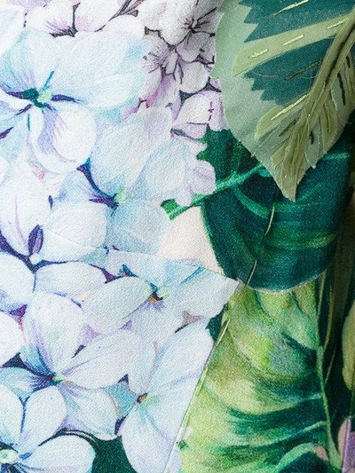 Shop Dolce & Gabbana Floral Flared Maxi Dress