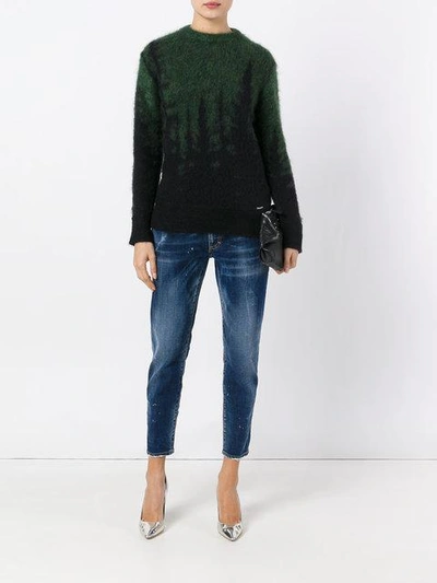 Shop Dsquared2 Embroidered Sweater
