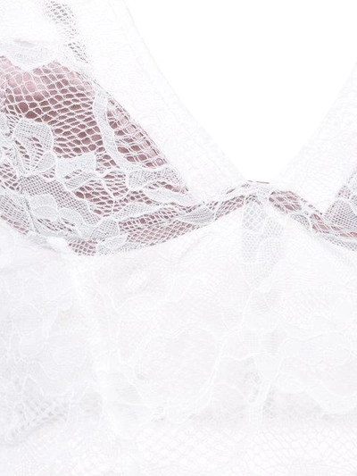 Shop Fleur Du Mal Bralet Mit Spitze - Weiss In White