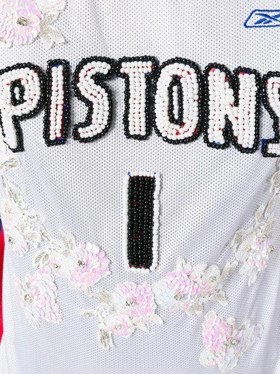 Shop Night Market Pistons Embroidered Nba Tank In White