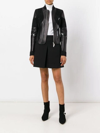 Shop Dsquared2 Fitted Moto Jacket In 900