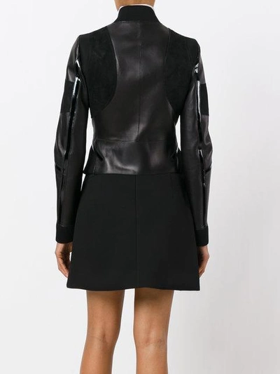 Shop Dsquared2 Fitted Moto Jacket In 900