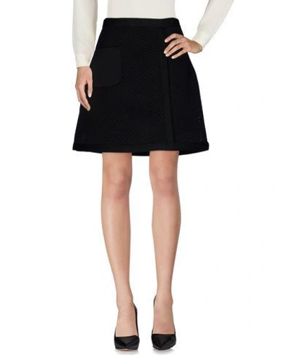 M Missoni Knee Length Skirt In Black