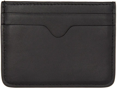 Shop Alexander Mcqueen Black Leather Card Holder