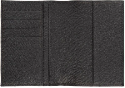 Shop Dolce & Gabbana Black Leather Passport Holder