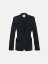 DKNY Notch Collar One Button Jacket,P1760398N