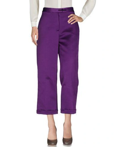 M Missoni Casual Trousers In Purple