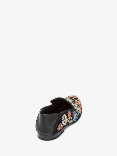 Shop Alexander Mcqueen Bestickte Slipper