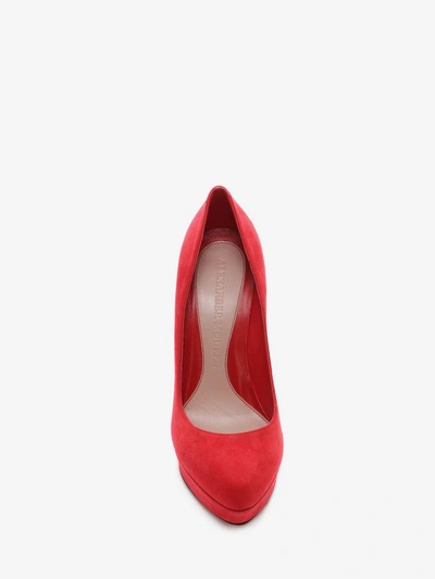 Shop Alexander Mcqueen Horn Heel Pump