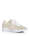 CONVERSE Women's Pro Leather Perforated Suede Lace Up Sneakers,2587813EGRETBEIGE