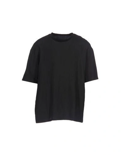 Lanvin Logo-print Oversized Cotton-jersey T-shirt In Black