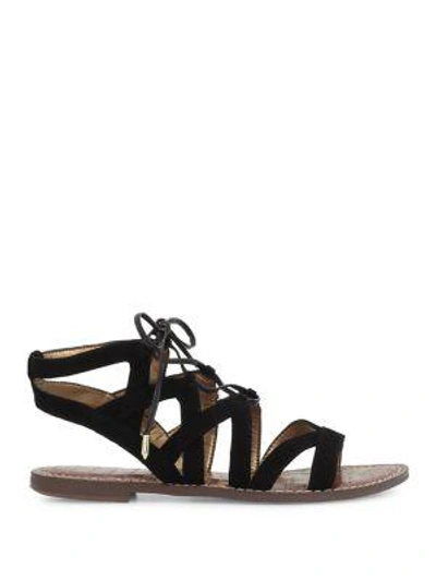 Shop Sam Edelman Gemma Suede Gladiator Sandals In Camel