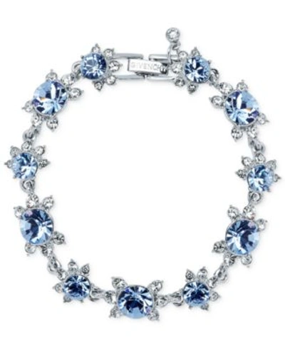 Givenchy Crystal Flex Bracelet  In Blue