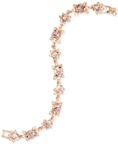 Givenchy Crystal Flex Bracelet  In Rose Gold