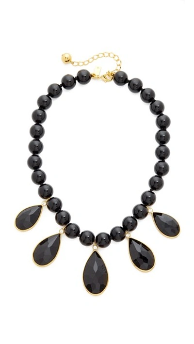 Shop Kate Spade True Colors Stone Necklace In Black Multi