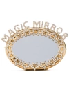 BENEDETTA BRUZZICHES Magic Mirror clutch,BRASS100%