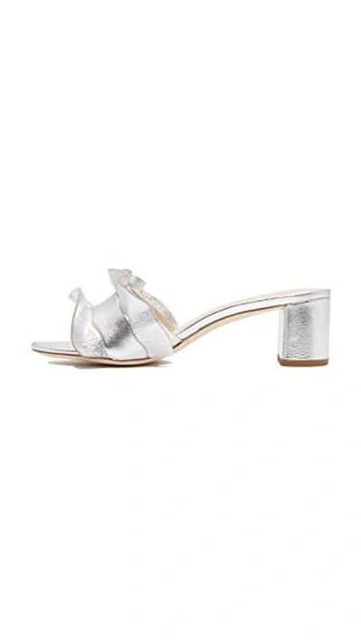 Shop Loeffler Randall Vera City Slides In Silver