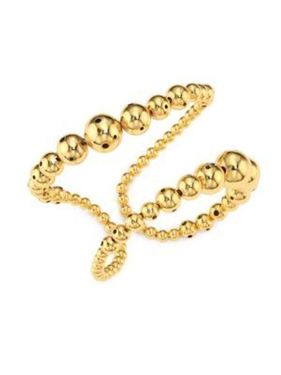 Shop Paula Mendoza Prins Double-row Bracelet In Gold