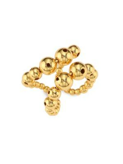 Shop Paula Mendoza Prins Double-row Ring In Gold