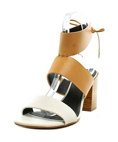 Rebecca Minkoff Christy   Open Toe Leather  Sandals' In Khaki