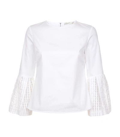 Ted Baker Gailee Bell Sleeve Top In White